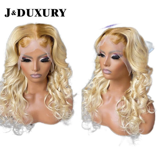 #613 blonde lace wigs brazilian human hair full lace wigs with baby hair #613 blonde transparent 360 full lace wigs - SN Wigs & More