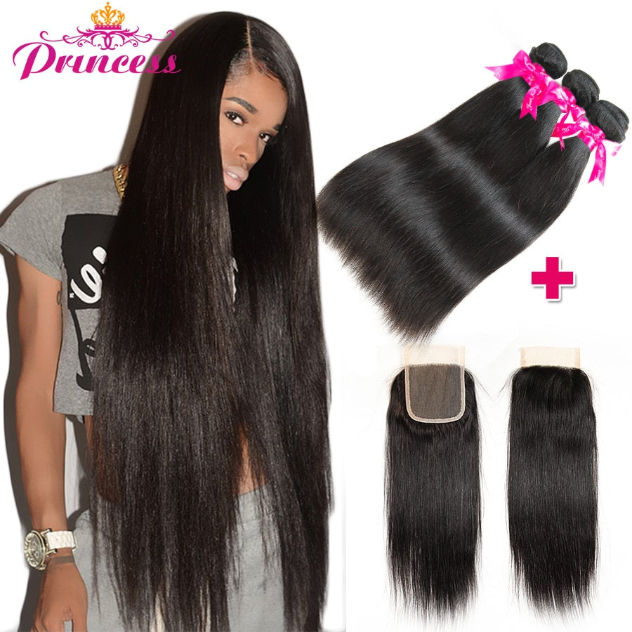 Princess Peruvian Straight Hair 3 Bundles - SN Wigs & More