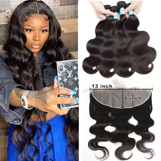 13x6 HD Lace Frontal and Bundles - SN Wigs & More