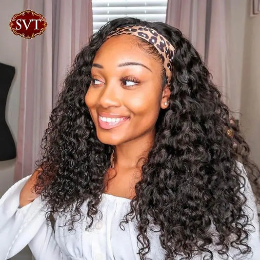 SVT Water Wave Curly Human Hair Wigs - SN Wigs & More