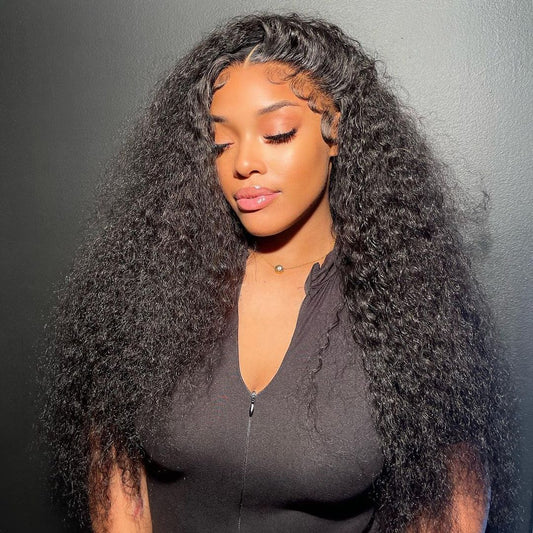 Rosabeauty 30 40 Inch Deep Wave HD Transparent 13X6 Lace Frontal Wig 13X4 Front Glueless Wig 250% Curly Brazilian Human Hair - SN Wigs & More