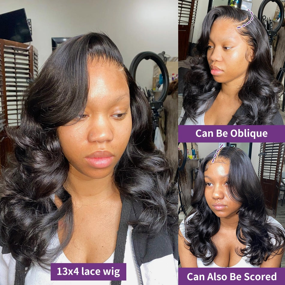 Short Body Wave Lace Front Bob Wig Water Wave Human Hair Wig Brazilian 5x1 T Part Wet And Wavy Human Hair Wigs For Black Women - SN Wigs & More