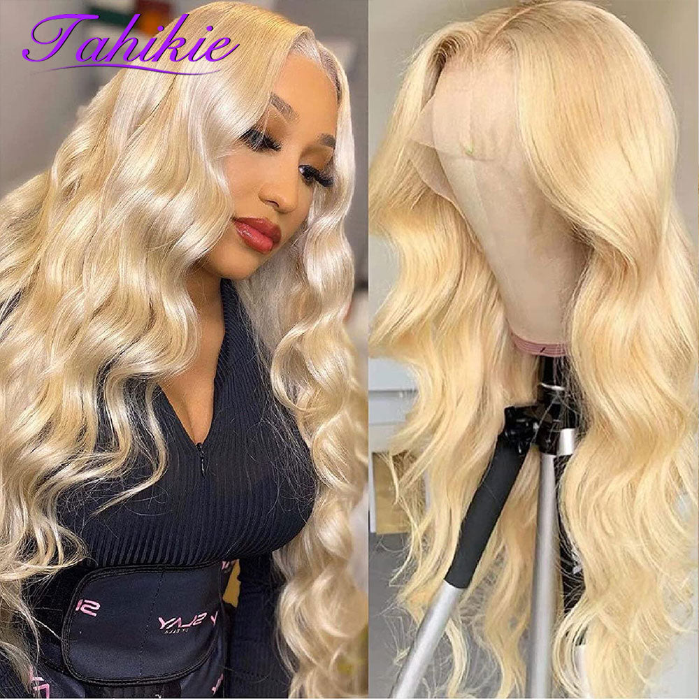 613 Blonde Lace Front Wig Human Hair HD Transparent 13x4 13x6 Body Wave Lace Frontal Wigs For Women 4x4 Closure Wig Remy Hair - SN Wigs & More