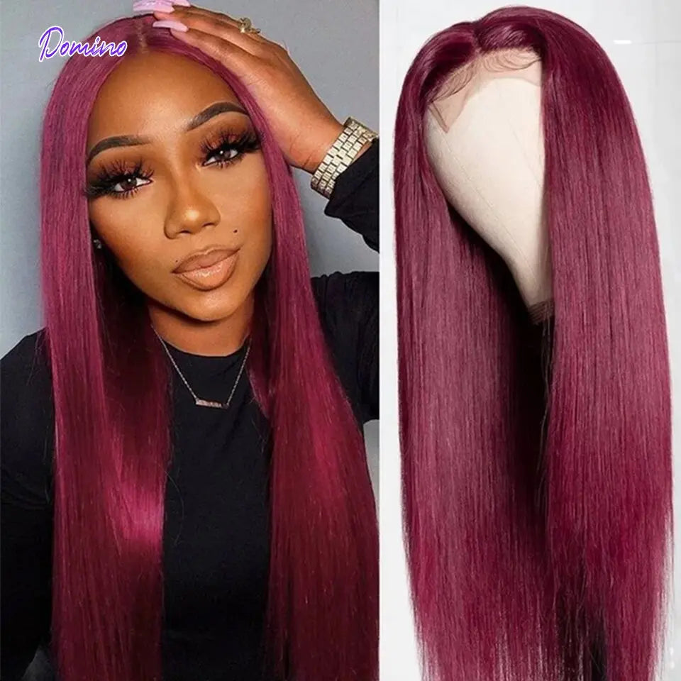 Burgundy Lace Front Wigs For Women - SN Wigs & More