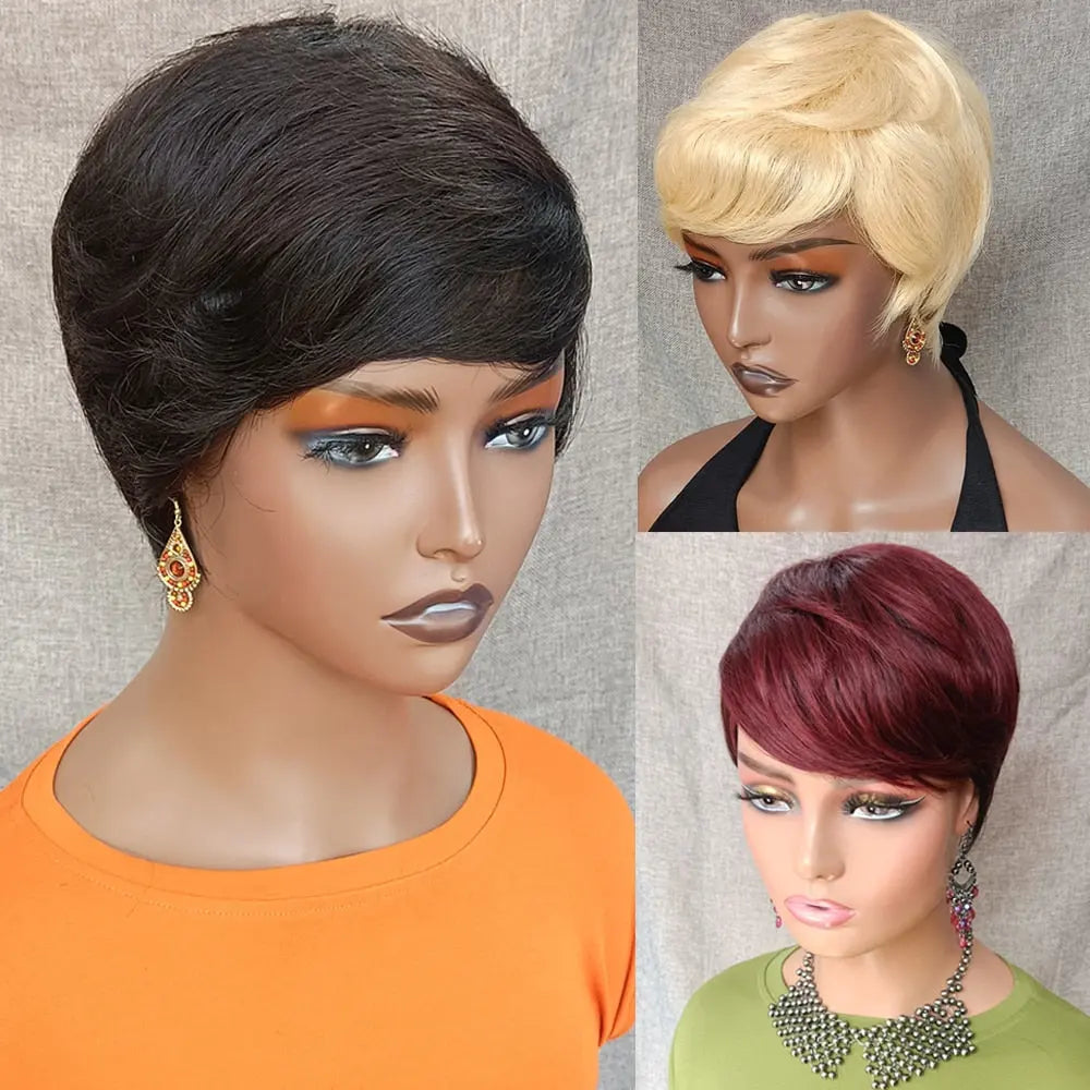 613 Short Bob Pixie Cut Wig - SN Wigs & More