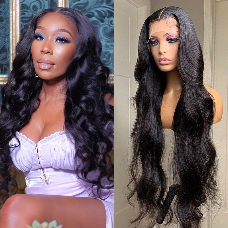 Body Wave Lace Front Wig 13x4 Lace Frontal Human Hair Wigs For Women 30 32 Inch Brazilian Hair 13x6 Loose Water Wave Closure Wig - SN Wigs & More