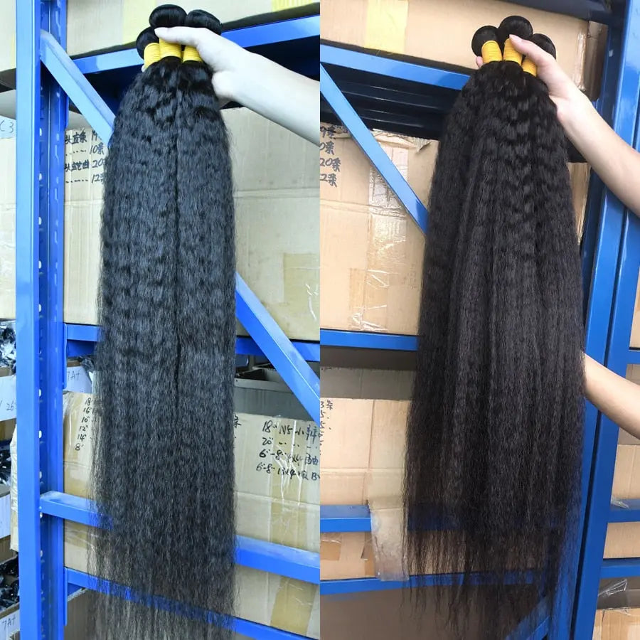 Kinky Straight Peruvian Hair Weave - SN Wigs & More