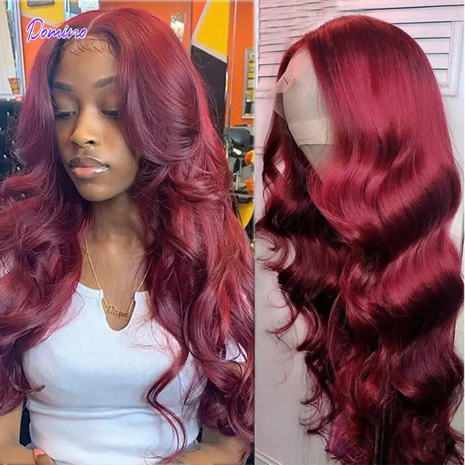 Burgundy Lace Front Wigs For Women - SN Wigs & More