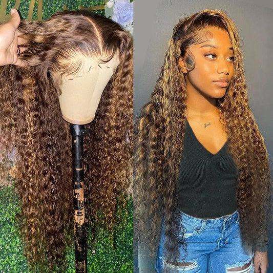 30 32 Inch Highlight Ombre Lace Wig - SN Wigs & More